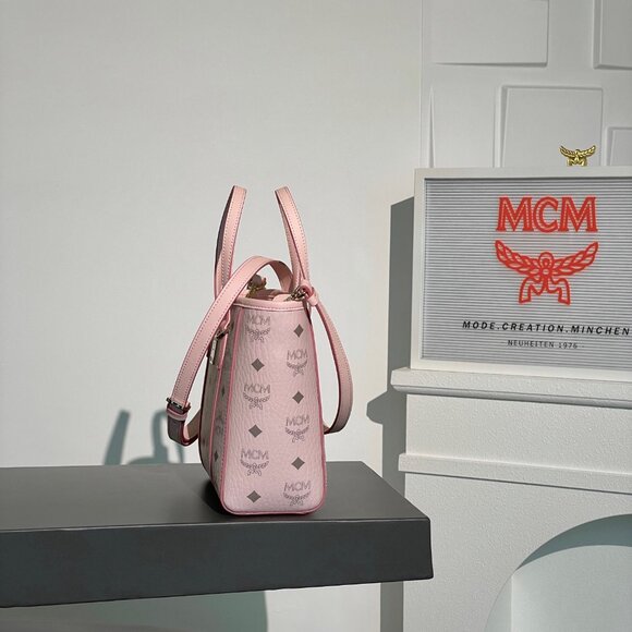 NWT MCM Pink Tote Bag - Picture 5 of 9
